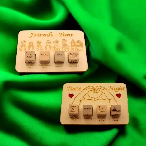 [EvGe-La-529] Date-Night & Friends-Time - Würfelspiel Set