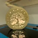 Lebensbaum Lampe mit Wunschnamen