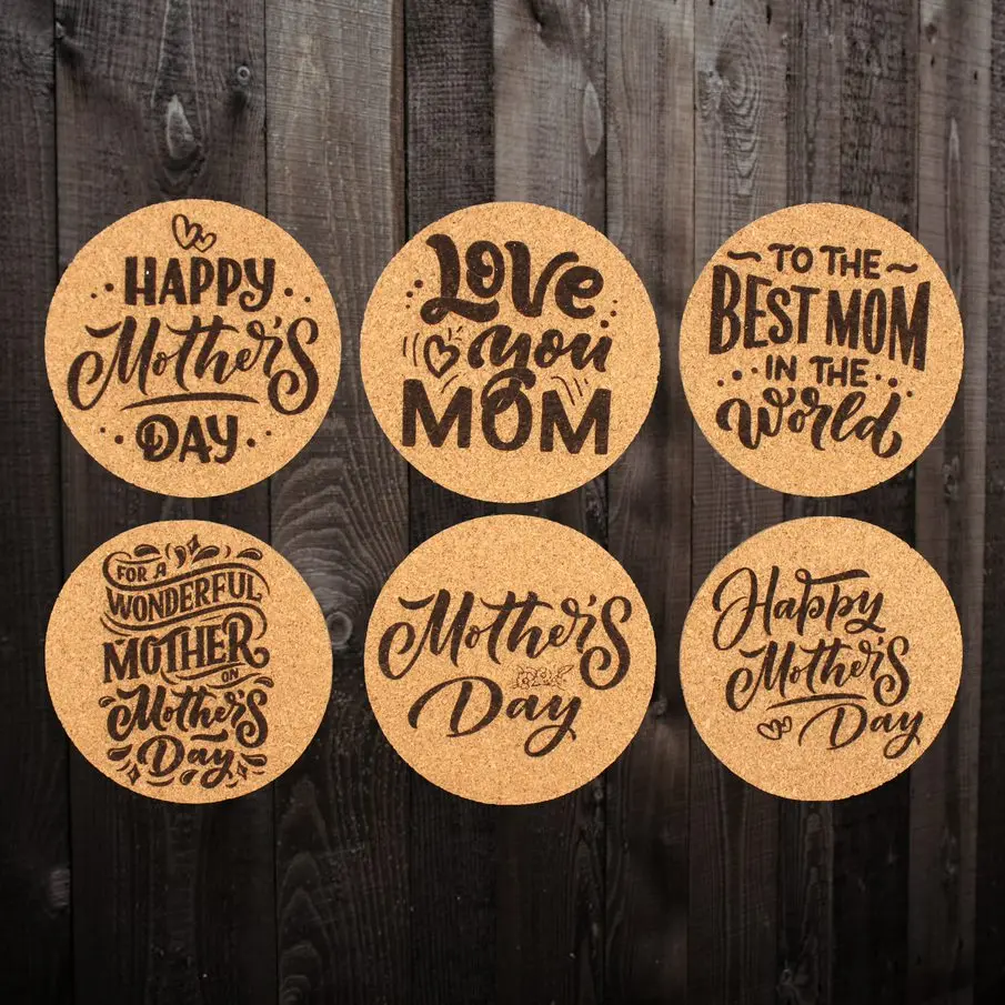 [EvGe-La-207] Muttertags Edition Korkuntersetzer – Ø10cm