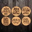 Muttertags Edition Korkuntersetzer – Ø10cm